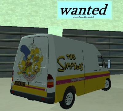 MB Sprinter Textur "Simpsons"